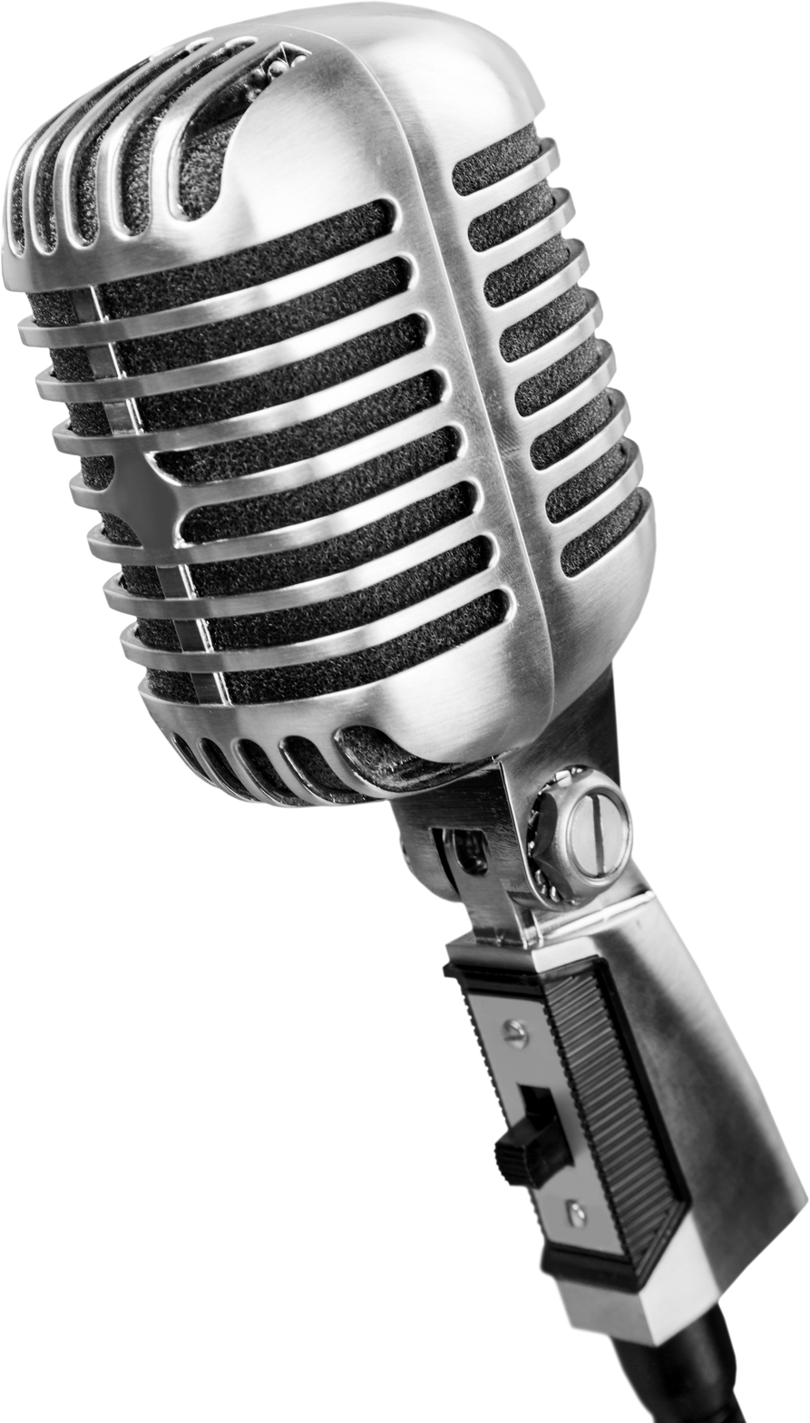 Transparent Image of a Microphone